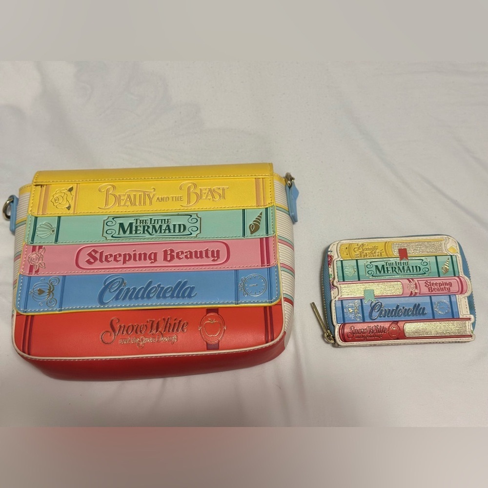 Disney Princess Books Classic Loungefly Crossbody